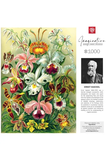 Puzzle 1000 el. Ernst Haeckel Orchidea / Orchid Good Loot