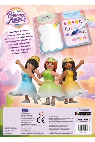 Playmobil Princess Magic. Zadania do �cierania. W t�czowym zamku