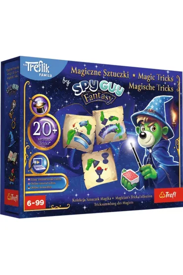 Pakiet: Zestaw Magiczne Sztuczki - Magician's Trick Collection Rodzina Treflik�w 62297, Zestaw Magiczne Sztuczki - Magician's Starter Set Rodzina Treflik�w 62295