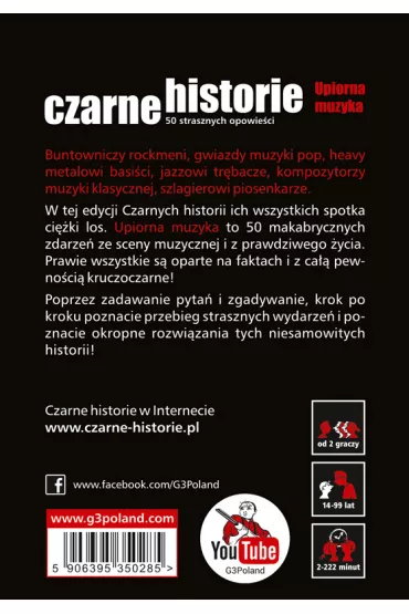 Czarne historie. Upiorna muzyka G3 - Leo  Matthias Webel