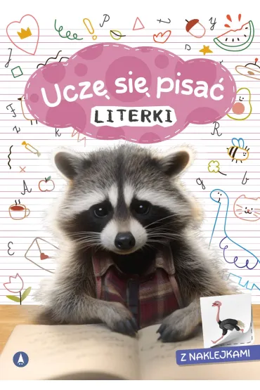 Ksi��ka edu. A4  Naklejki Ucz� si� pisa�. Literki SKRZAT 077339