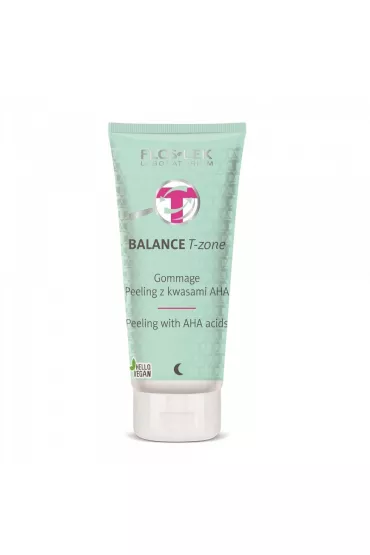 Floslek Balance T-Zone Gommage peeling z kwasami AHA 125 ml