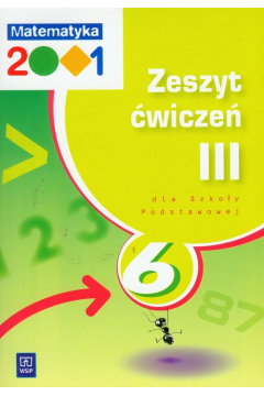 z.Matematyka SP KL 6. wiczenia cz 3 Matematyka 2001 (stare wydanie)