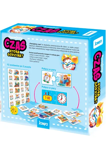 Puzzle edukacyjne Poznajemy czas Jawa
