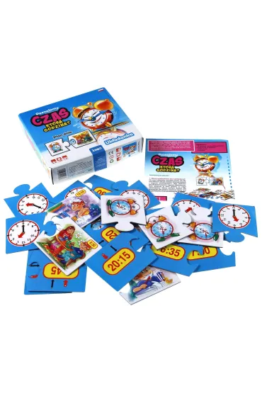 Puzzle edukacyjne Poznajemy czas Jawa