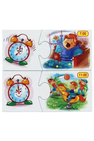 Puzzle edukacyjne Poznajemy czas Jawa