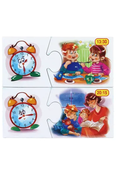 Puzzle edukacyjne Poznajemy czas Jawa