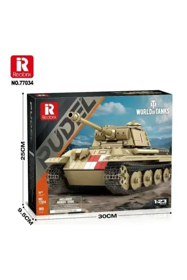Reobrix, Klocki Czo�g Panther &bdquo;Pudel&rdquo; World of Tanks, 969 el.