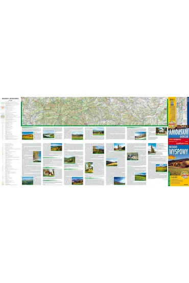 Beskid Wyspowy laminowana mapa turystyczna 1:65 000