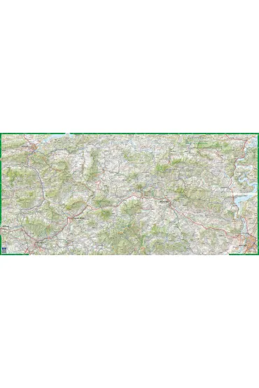 Beskid Wyspowy laminowana mapa turystyczna 1:65 000