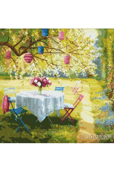 Ideyka Malowanie po numerach - Wiosenne lampiony 50x50cm