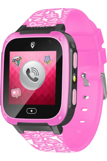 Smartwatch dla dziecka  KiDiZ Fiber r�owy
