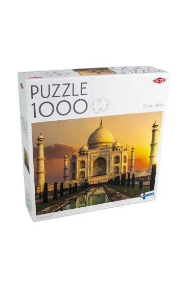 Puzzle 1000 el. Taj Mahal o zachodzie s�o�ca Tactic