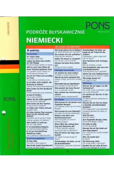 B�yskawicznie podr�e niemiecki PONS