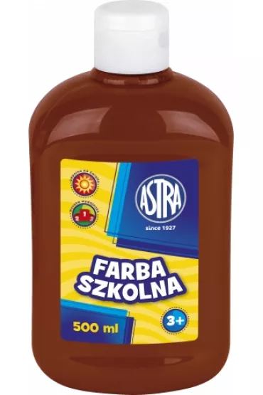 Astra Farba szkolna br�zowa 500 ml