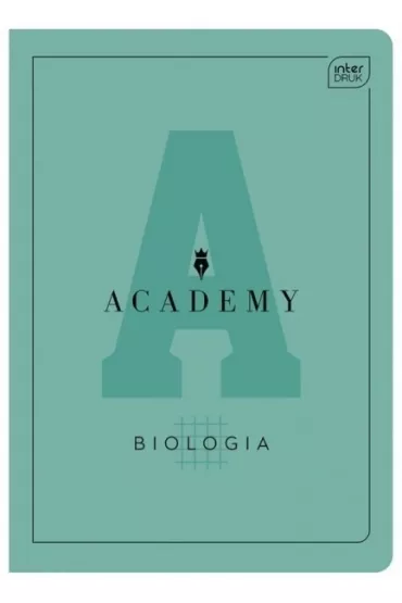 Interdruk, Zeszyt A5 Academy, 60 kartek w kratk - Biologia