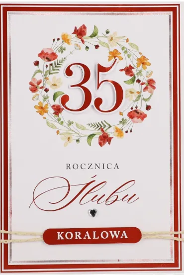 Karnet okazjonalny B6 z kopert� Rocznica �lubu PAN DRAGON HM200-3406