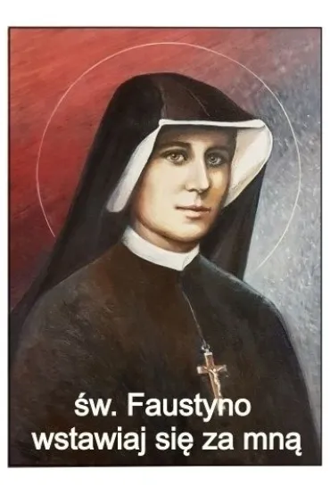 �w. Faustyna (magnes na lod�wk�)