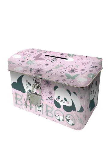 Skarbonka z k��dk� Kuferek Panda DERFORM