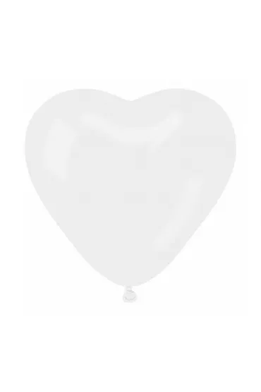 Godan Balony CR17 pastelowe serca bia�e 50 szt.