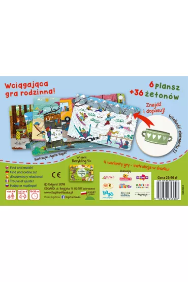 Kapitan Nauka. Gra Loteryjka. Pory roku. 4+ Edgard