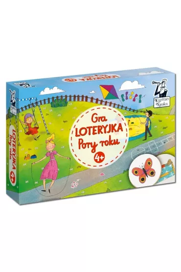 Kapitan Nauka. Gra Loteryjka. Pory roku. 4+ Edgard