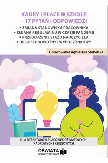 eBook Kadry i p�ace w szkole - 17 pyta� i odpowiedzi pdf - Agnieszka  Stebelska