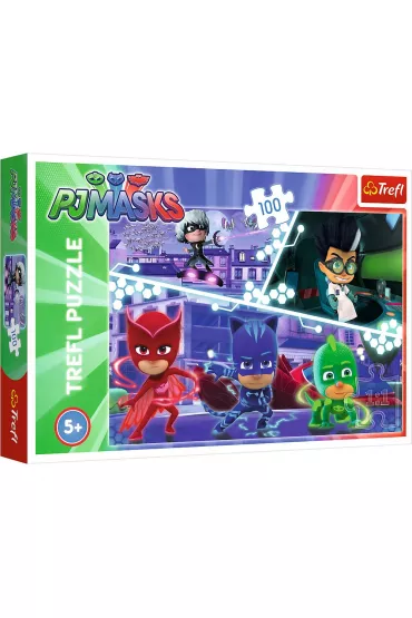 Puzzle 100 el. Pid�amersi w akcji 16334 Trefl