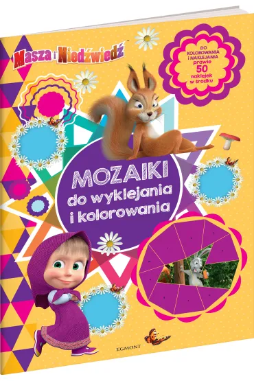 Masza i Nied�wied�. Mozaiki do wyklejania i kolorowania