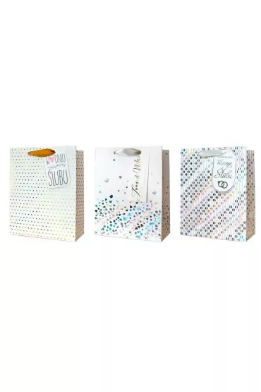 Kukartka Torebka ozdobna QPL �lub (26x32,3x12,5cm) mix