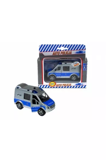 Auto metalowe policja z d�wi�kiem Hipo