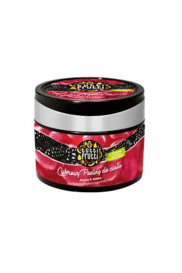 Tutti Frutti Nawil�aj�cy cukrowy peeling do cia�a Je�yna & Malina 300 g