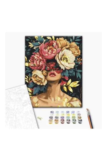 Brushme Malowanie po numerach - Magia P�atk�w 40x50cm