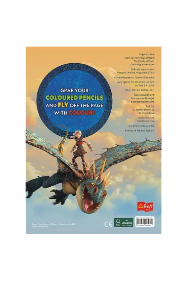Jak wytresowa� smoka. Kolorowanka. Malbuch. Colouring book. How to train your Dragon