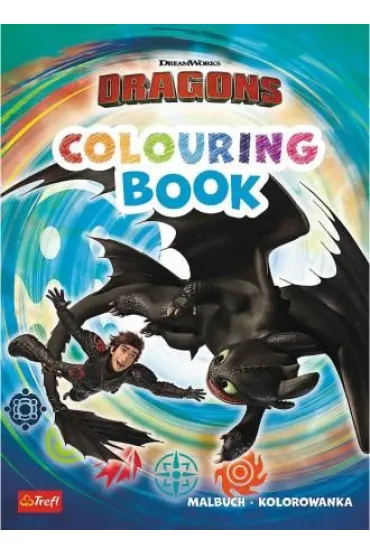 Jak wytresowa� smoka. Kolorowanka. Malbuch. Colouring book. How to train your Dragon