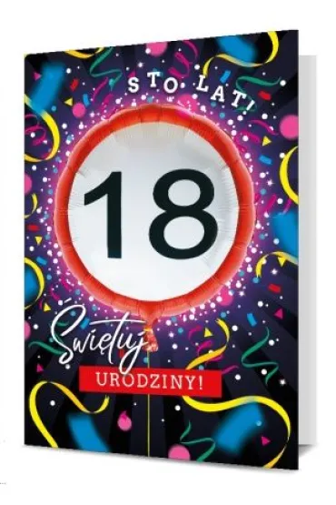 Pan Dragon Karnet 18-te urodziny
