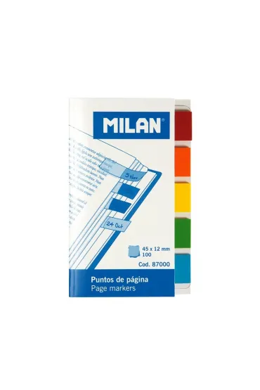 Milan Zak�adki indeksuj�ce transparentne 45 x 12 mm