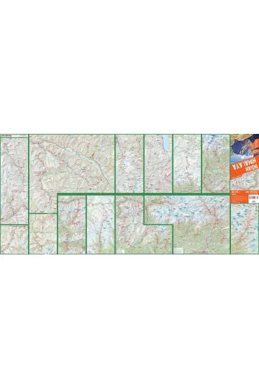 Indian Himalaya trekking map 1:350 000  laminat V2