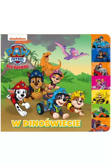 W Dino�wiecie. Ksi��ka z registrami. Psi Patrol
