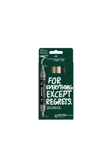 Marker akrylowy Multimark Classics Faber-Castell 4 kolory