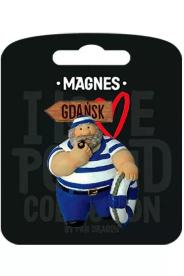 Pan Dragon Magnes I love Poland Gda�sk ILP-MAG-E-GD-37