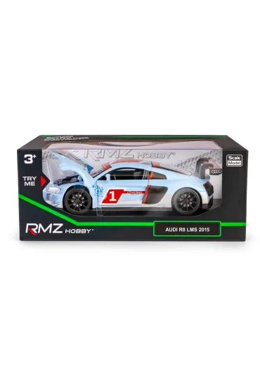 Model RMZ 1:32 Audi R8 2015 blue Daffi