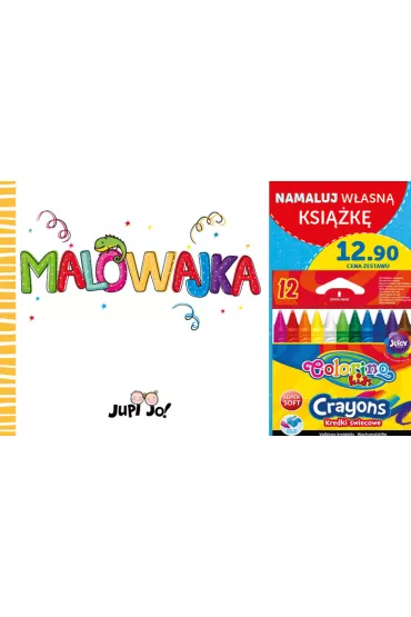 Malowajka. Komplet z kredkami �wiecowymi - Milena  Machocka