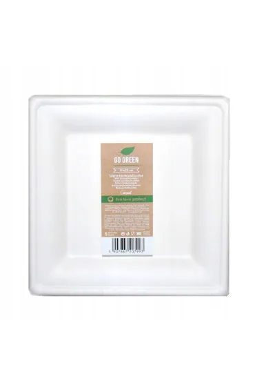 Talerze trzcina cukrowa 20x20cm 6 szt.