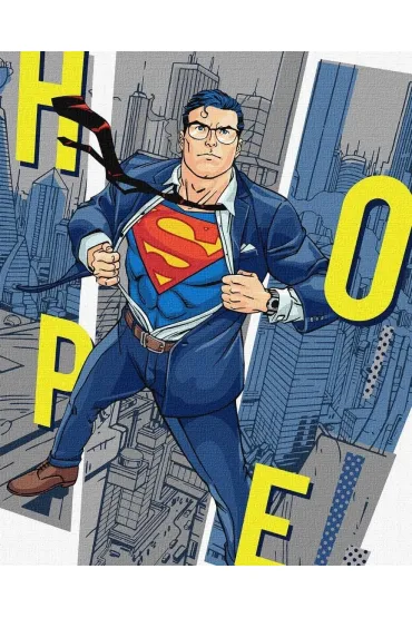 Ideyka Malowanie po numerach - Superman: Nadzieja 40x50cm