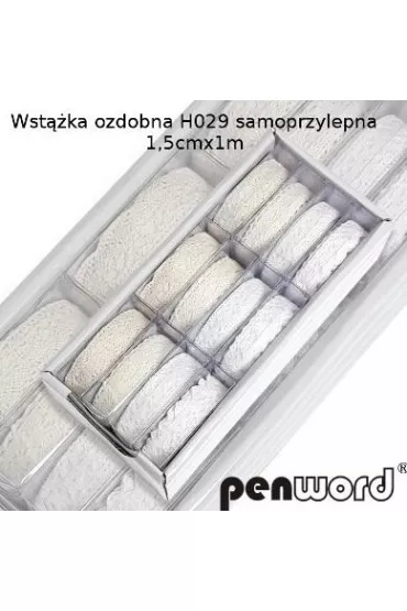 Penword Wst��ka ozdobna samoprzylepna 15mm, 12 x 1m