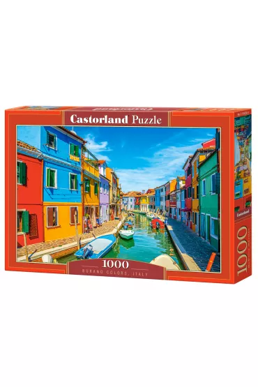 Puzzle 1000 el. Burano Colors, Italy Castorland
