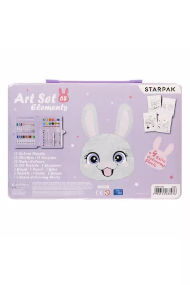 Zestaw artystyczny 68 element�w Rabbit STARPAK 536638