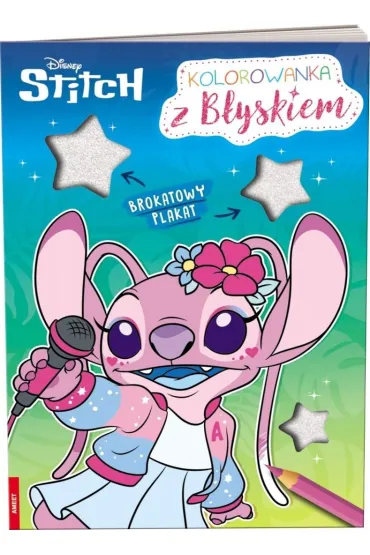 Disney Stitch. Kolorowanka z b�yskiem