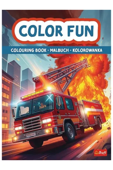 Pojazdy ratunkowe. Kolorowanka. Malbuch. Colouring book